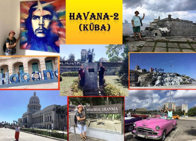 HAVANA’DA GEZİLECEK YERLER-2 (Morro Kalesi,                     (Che Guevara’nın Evi, Devrim Müzesi, Amerikan arabaları ile gezi)